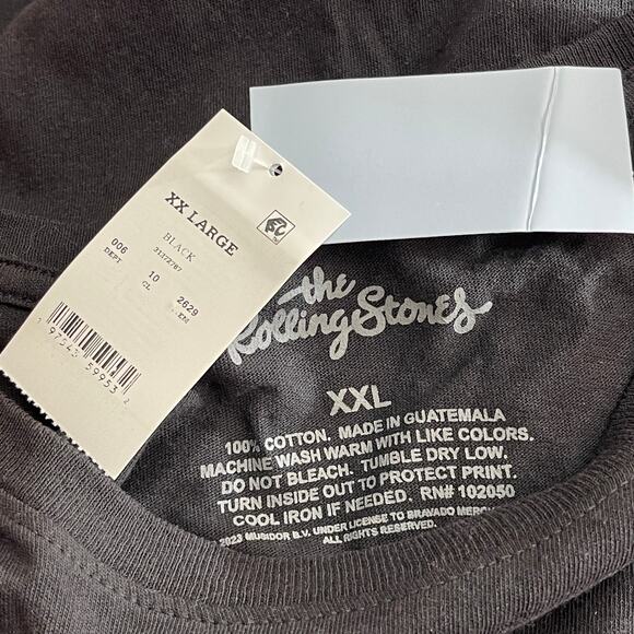 The Rolling Stones Ugly Christmas Tee Shirt Size XXL NWT - Picture 3 of 3